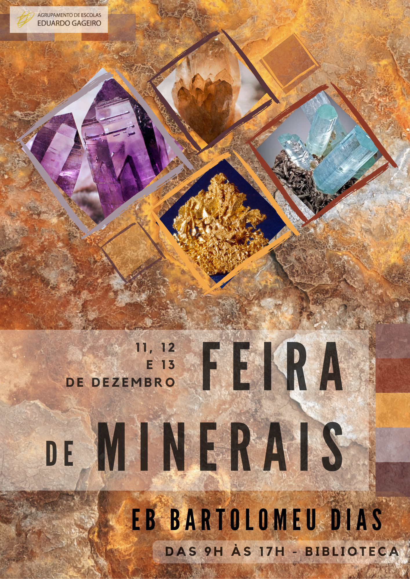 Read more about the article Feira de Minerais – EB Bartolomeu Dias