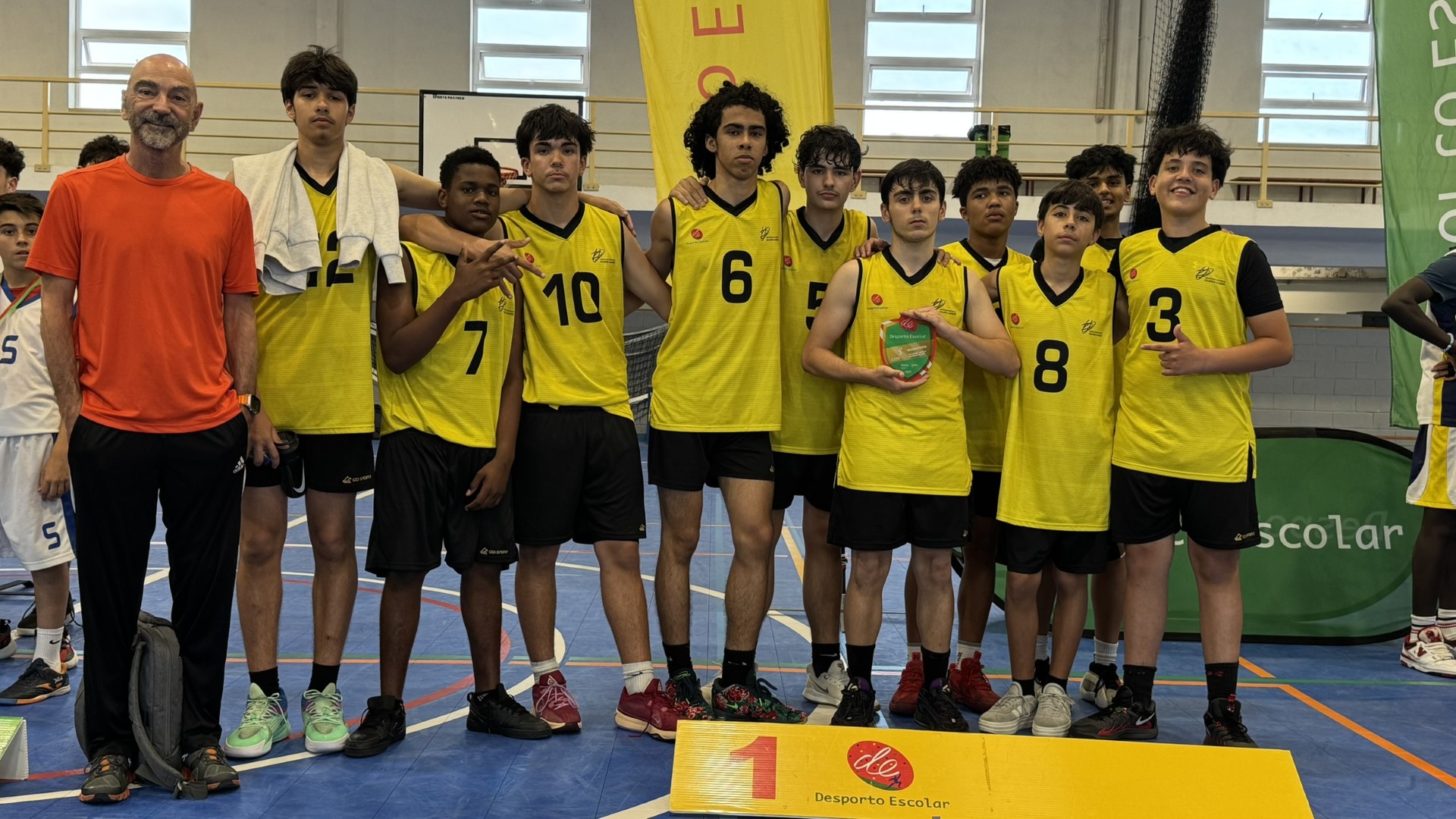 Read more about the article Campeões Distritais Basquetebol Iniciado Masculino